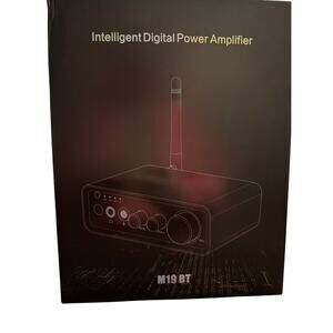 M19BT Intelligent Mini Bluetooth Digital Power Amplifier, Remote Control 297g